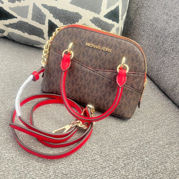 100% AUTHENTIC NWT Michael Kors Ladies New Mini Shell Hand Messenger Bag - Picture 11 of 13